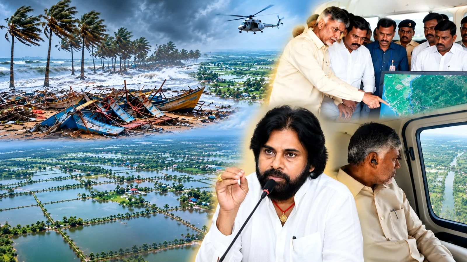 CM, Deputy CM to Visit Cyclone-Hit Godavari Districts