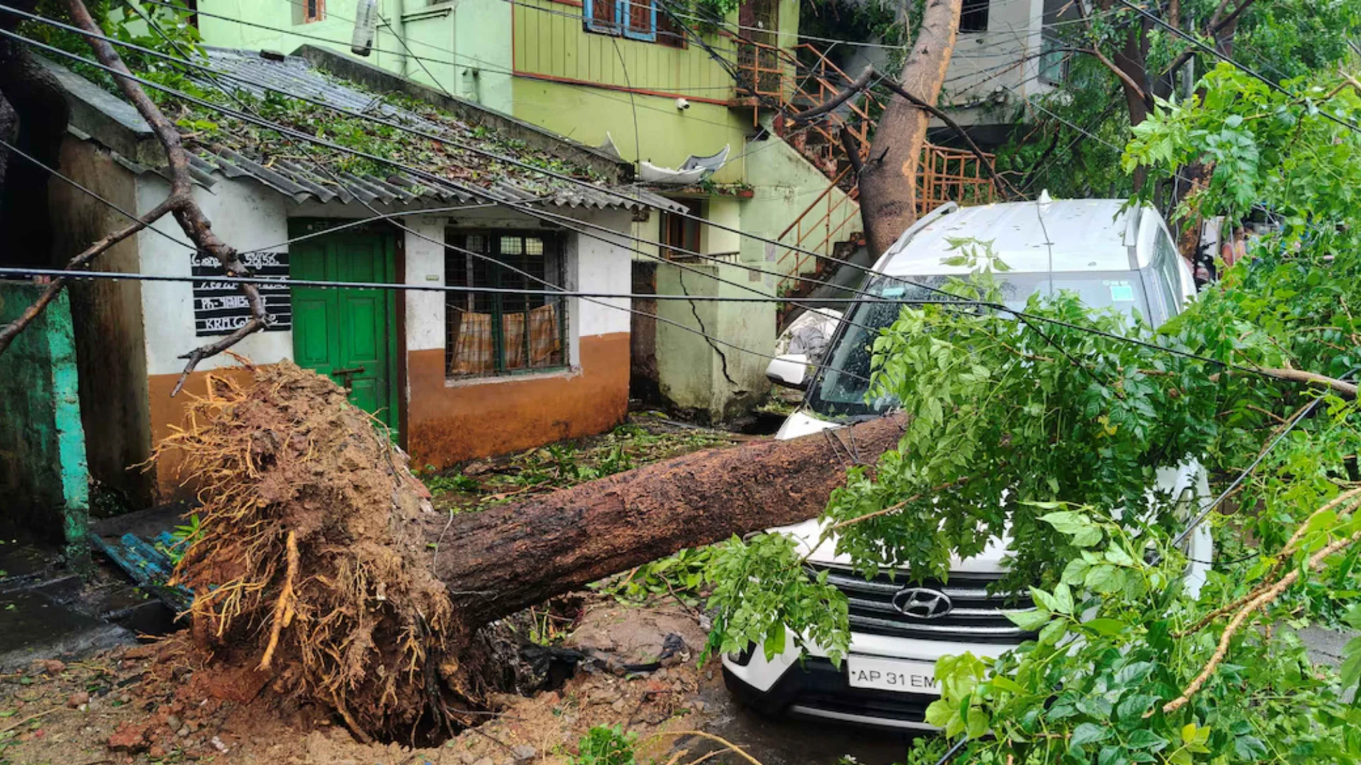 Cyclone Arnab Damage