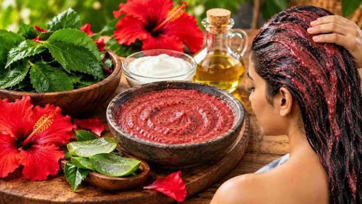 కేరళ సీక్రెట్ మందార హెయిర్ మాస్క్