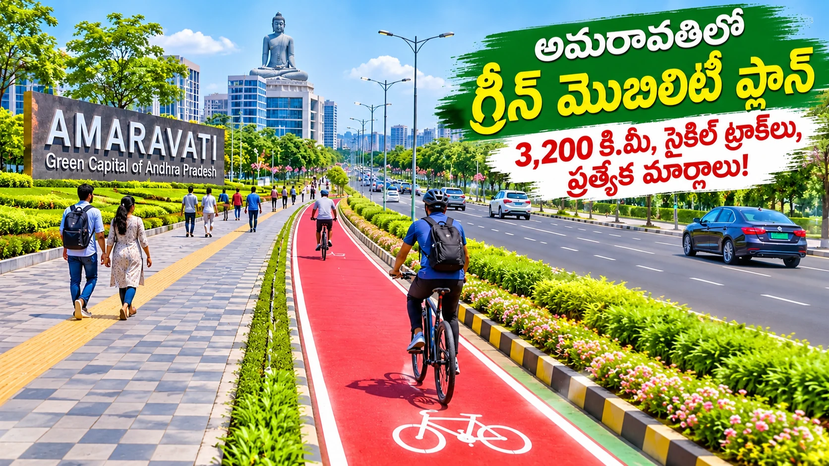 Amaravathi green mobility plan